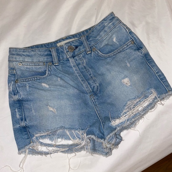 Top shop ripped jean shorts - Picture 1 of 4